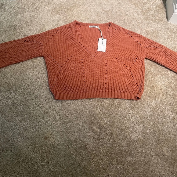 Moon and Madison Cropped Sweater - Picture 1 of 3